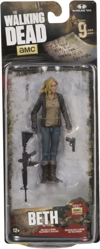 Figurine de Collection Beth Greene Walking Dead Série 9 - Modèle Articulé