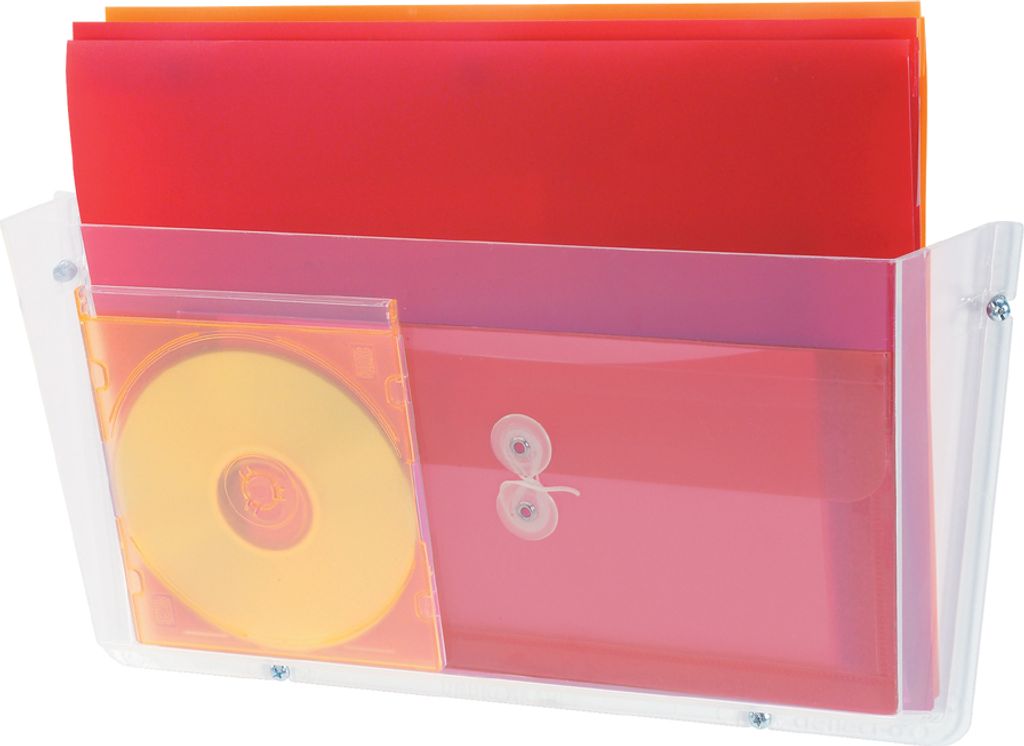 deflecto Wandprospekthalter "DocuPocket" DIN A4 quer glasklar