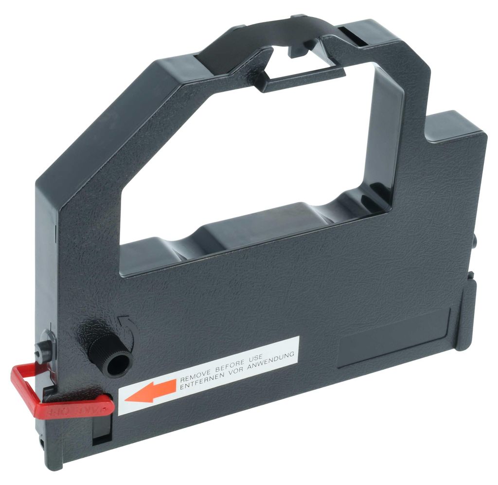 vhbw Farbband Schriftband kompatibel mit NEC Pinwriter P 72 Q, 72 X, 6 Plus, 7 Plus, 7300, 8000, 90, 70, 9300, 72 Nadeldrucker, Bondrucker - Schwarz