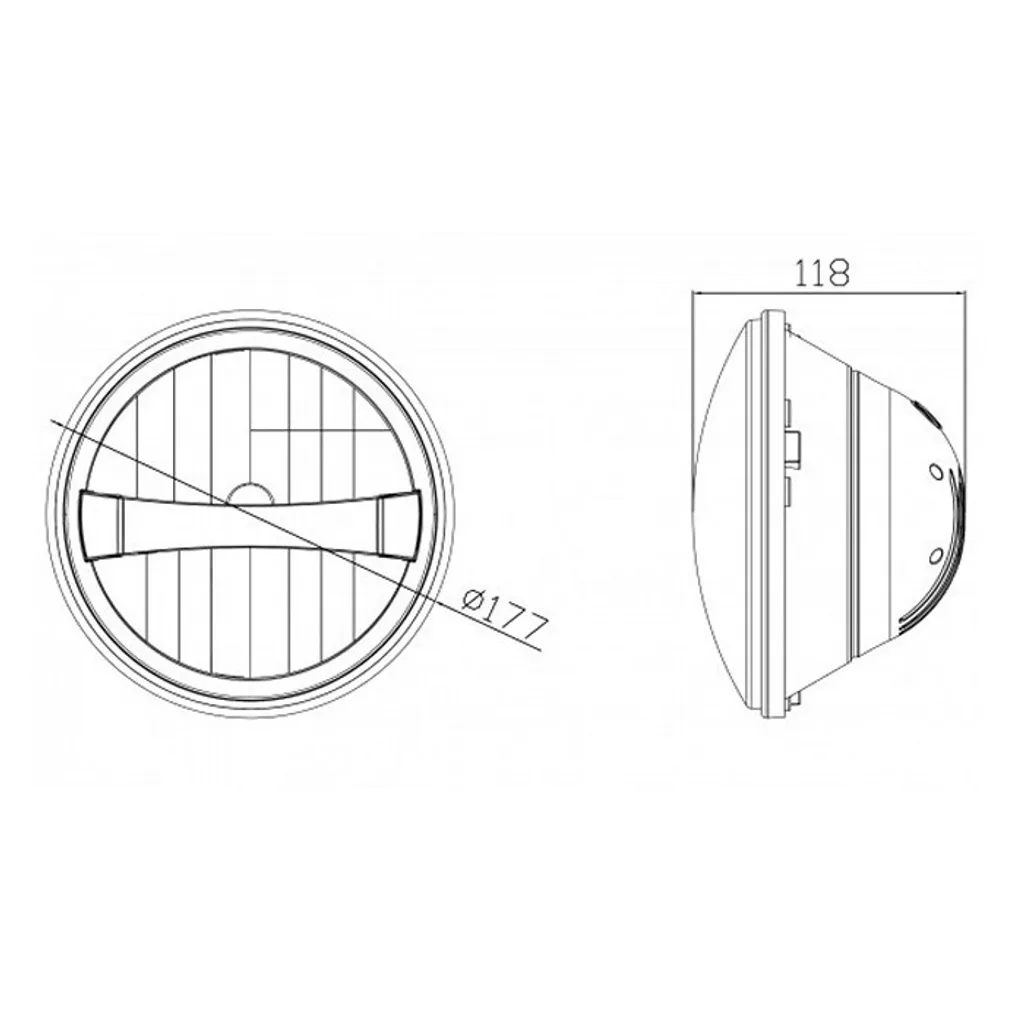 Éclairage extérieur LED Vigor 7 insert chrome clair pour allée et jardin - 2