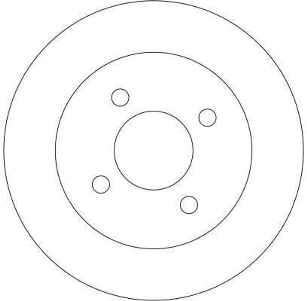 TRW Bremsscheiben (2 Stück) Vorderachse DF4254