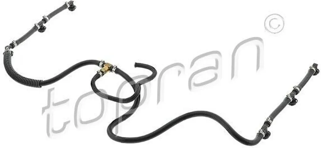 Tuyau de retour carburant TOPRAN 410 255 pour Mercedes OE A6420701332