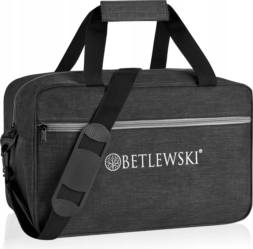 Grand sac de sport et voyage BLACK ACTIV - Bagage à main souple noir
