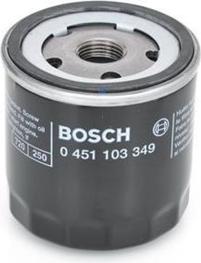BOSCH 0 451 103 349 Ölfilter OE 46805828 kompatibel mit Alf. 145, Alf. 146, Cinquecento, Croma, Panda, Seicento, Delta, Thema, Ibiza, Marbella
