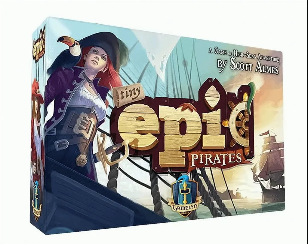Tiny Epic Pirates Jeu de Société Gamelyn Games Version Allemande DE