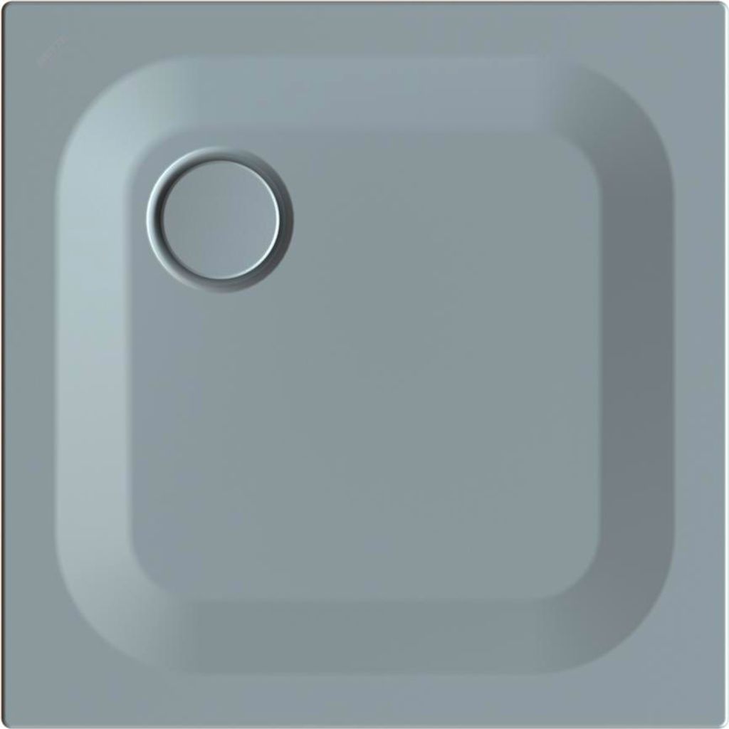 BetteUltra Rechteck-Duschwanne mit Minimum-Wannenträger, 700x700x25mm, GlasurPlus, 5719-412PLUS,T1