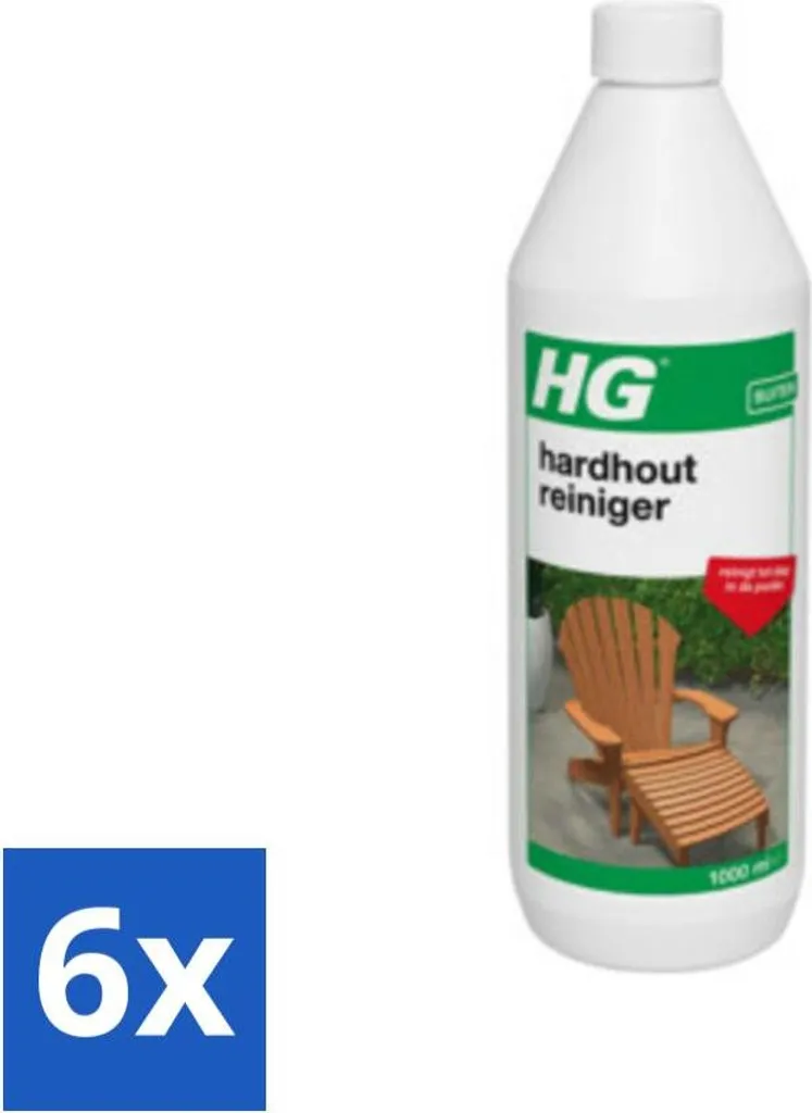 OFFERTA 6X HG Detergente Legno Duro 1L - Prezzo Più Basso Online