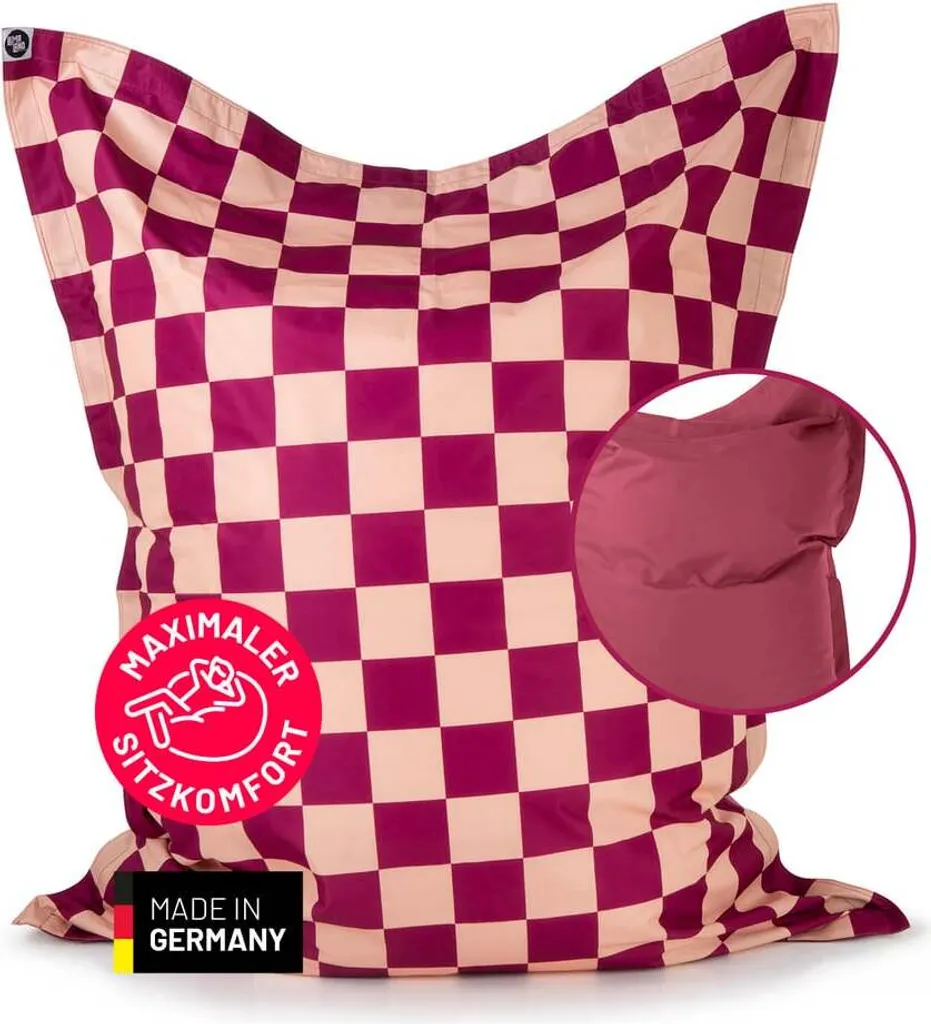 Pouf Poire Imperméable 380L Bordeaux Pêche Résistant aux Intempéries