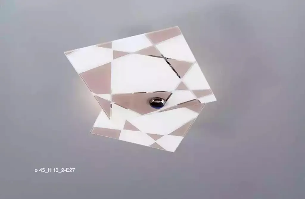 Suspension Luminaire de Plafond Design Moderne 2 Lampes pour Salon