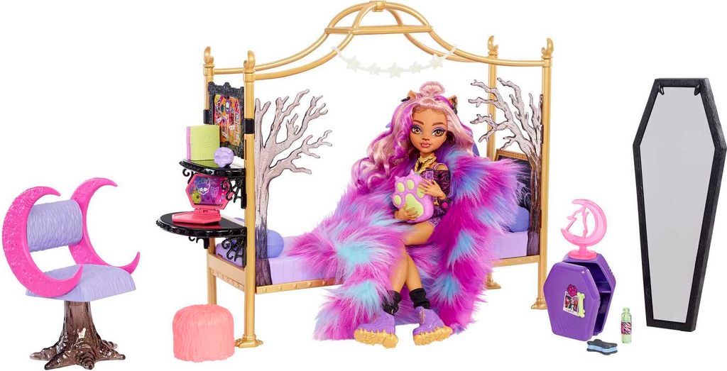 Monster High Clawdeen Wolfs Schlafzimmer (SIOC) Produktbild 1