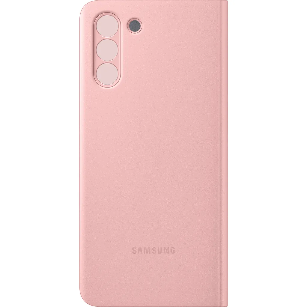 Custodia Samsung EF-ZG996 Smart Clear View S21+ Rosa | Protezione 360° - 4