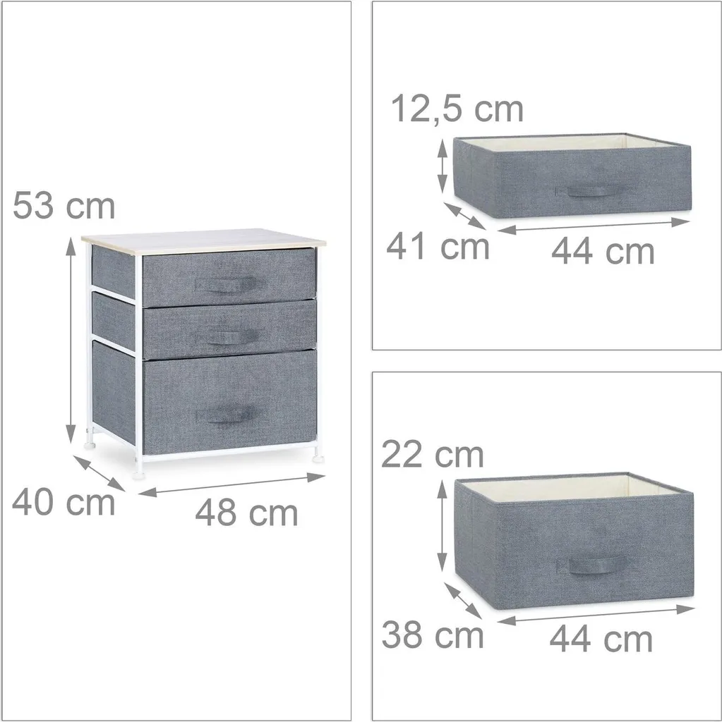Système d'étagères modulables différentes versions gris anthracite - 4