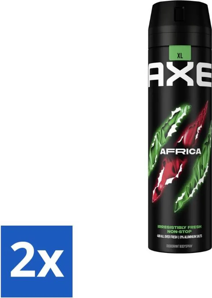AXE Africa Spray 200ml Bipacco - Deodorante Arancio e Sandalo