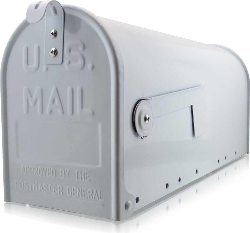 US Mailbox Weiß glatt Fahne Weiß MS-19211 Produktbild 4