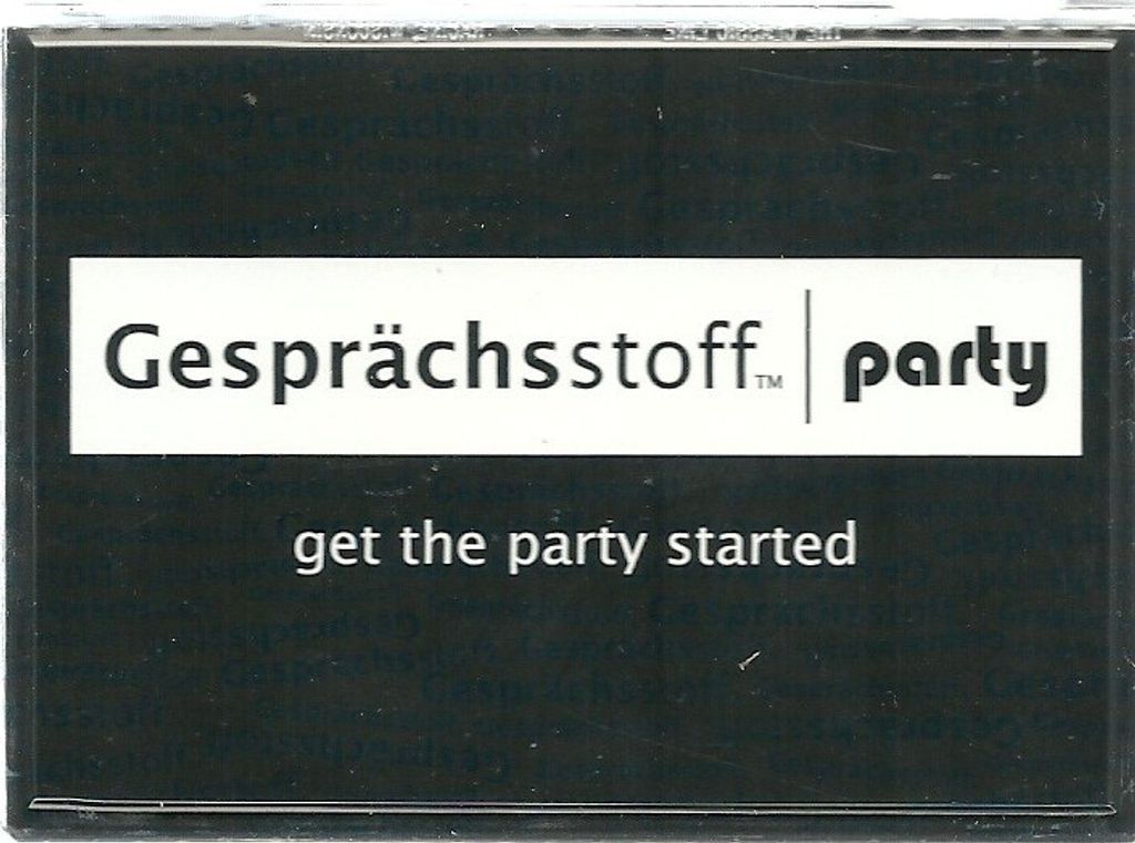 Gesprächsstoff: Party