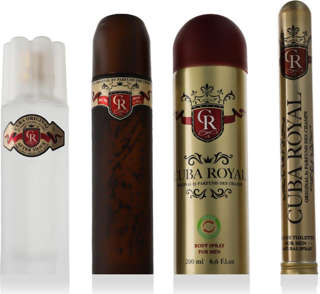 Coffret Cuba Royal Edt 100 Ml, Edt 35 Ml, vaporisateur pour Image du produit 