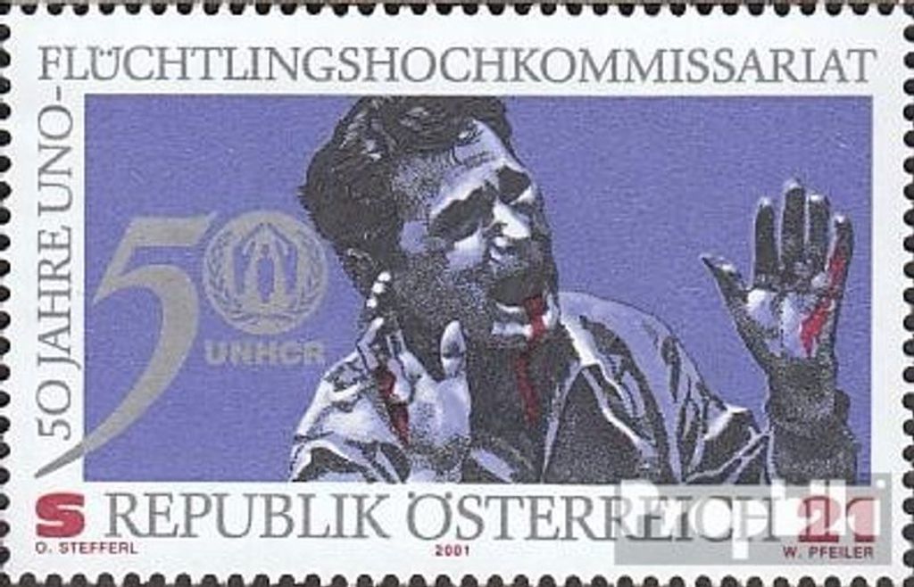 Briefmarken Österreich 2001 Mi 2347 (kompl.Ausg.) gestempelt UNHCR