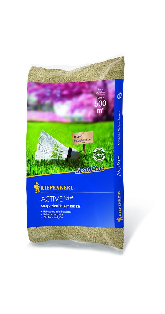 Majestic Active Strapazierfähiger Rasen (10 kg) | Rasensamen von Kiepenkerl