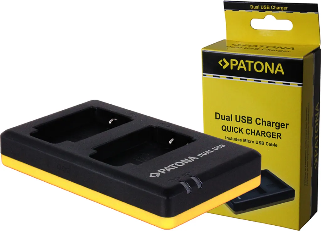 Doppio Caricatore USB Sony NP-FW50 per Video Maker - Carica Continua