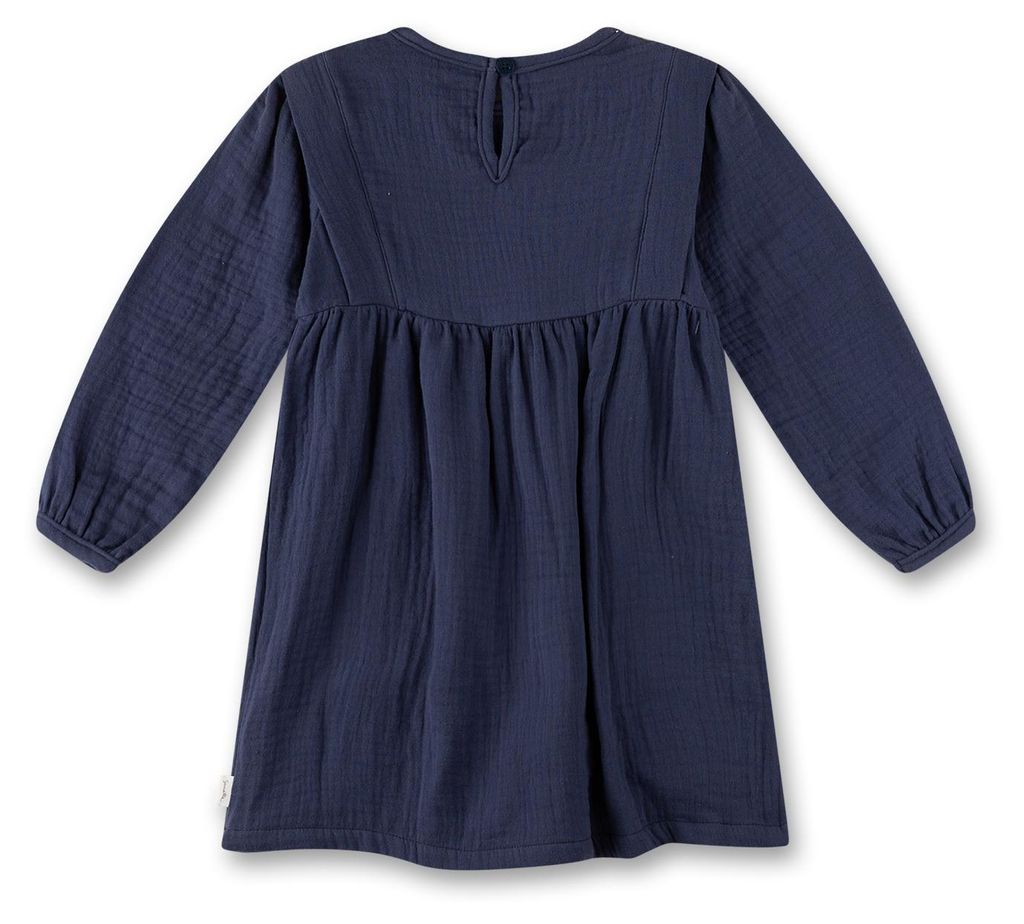 Sanetta Pure Mädchen-Kleid dunkelblau Blumen 86