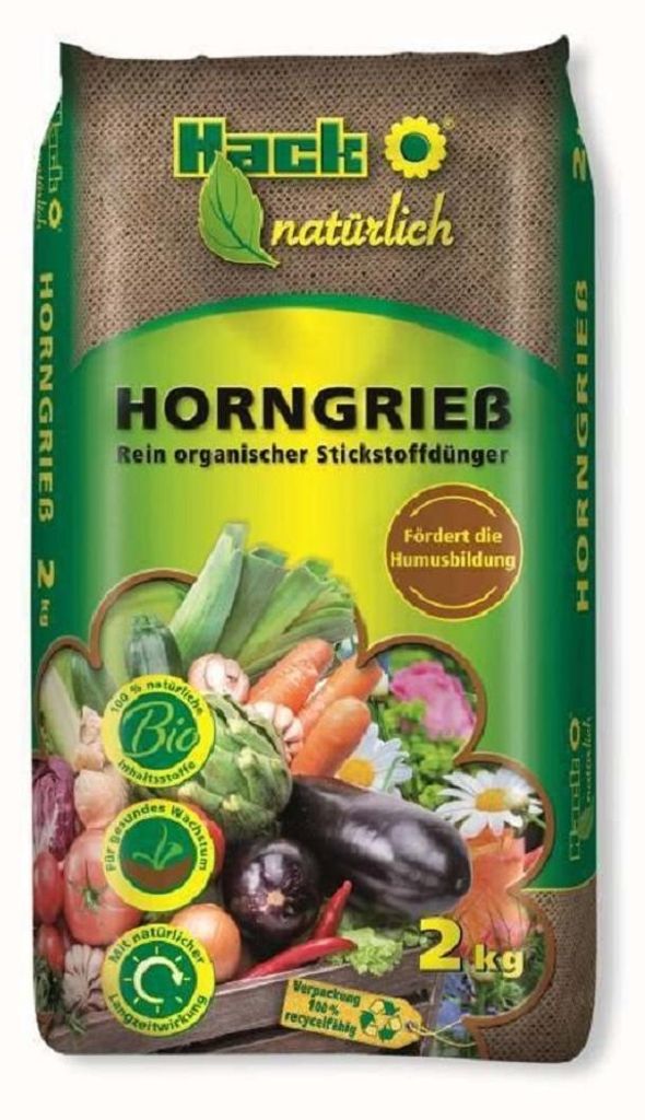 Hack Universaldünger Horngrieß rein organischer Produktbild 