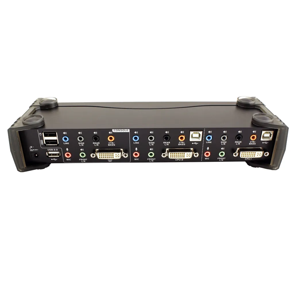 Aten CS1782A : Solution KVM pour 2 PC DVI sans Perte de Qualité Audio - 7