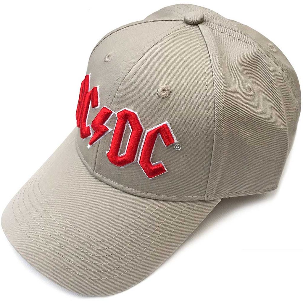AC/DC Red Logo Deckel Sand UNI