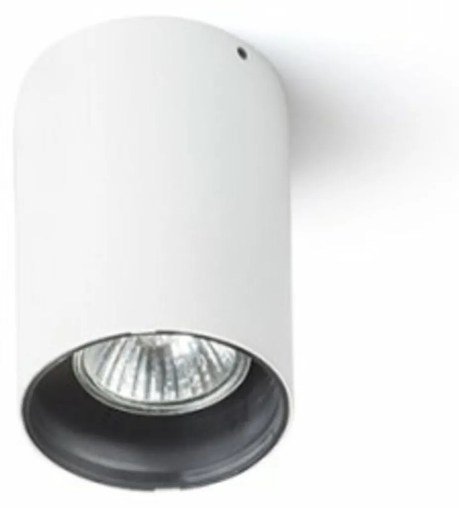 Plafonnier spot orientable blanc et noir design GU10