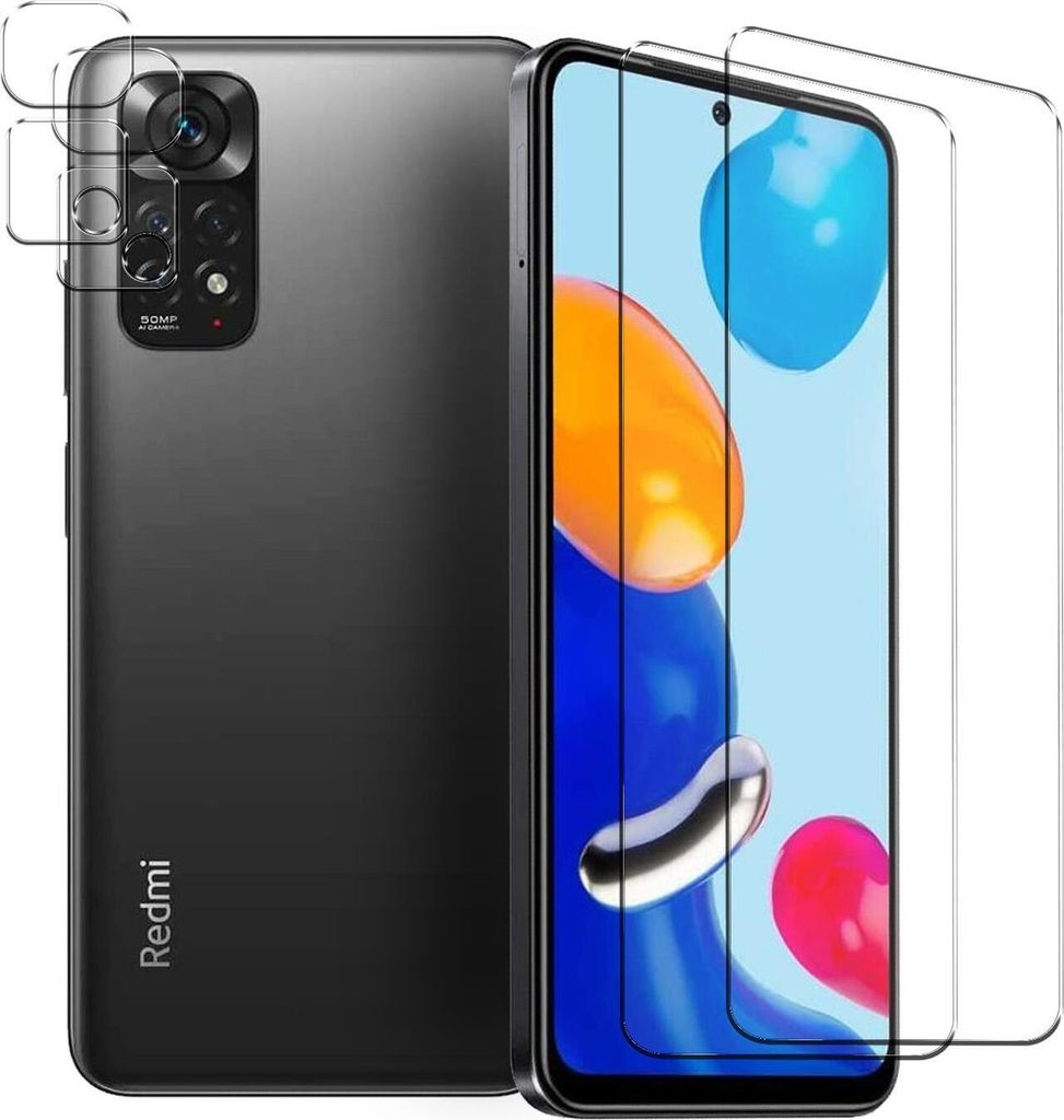 4in1 Conie Schutzfolien Set für Xiaomi Redmi Note 11 Produktbild 
