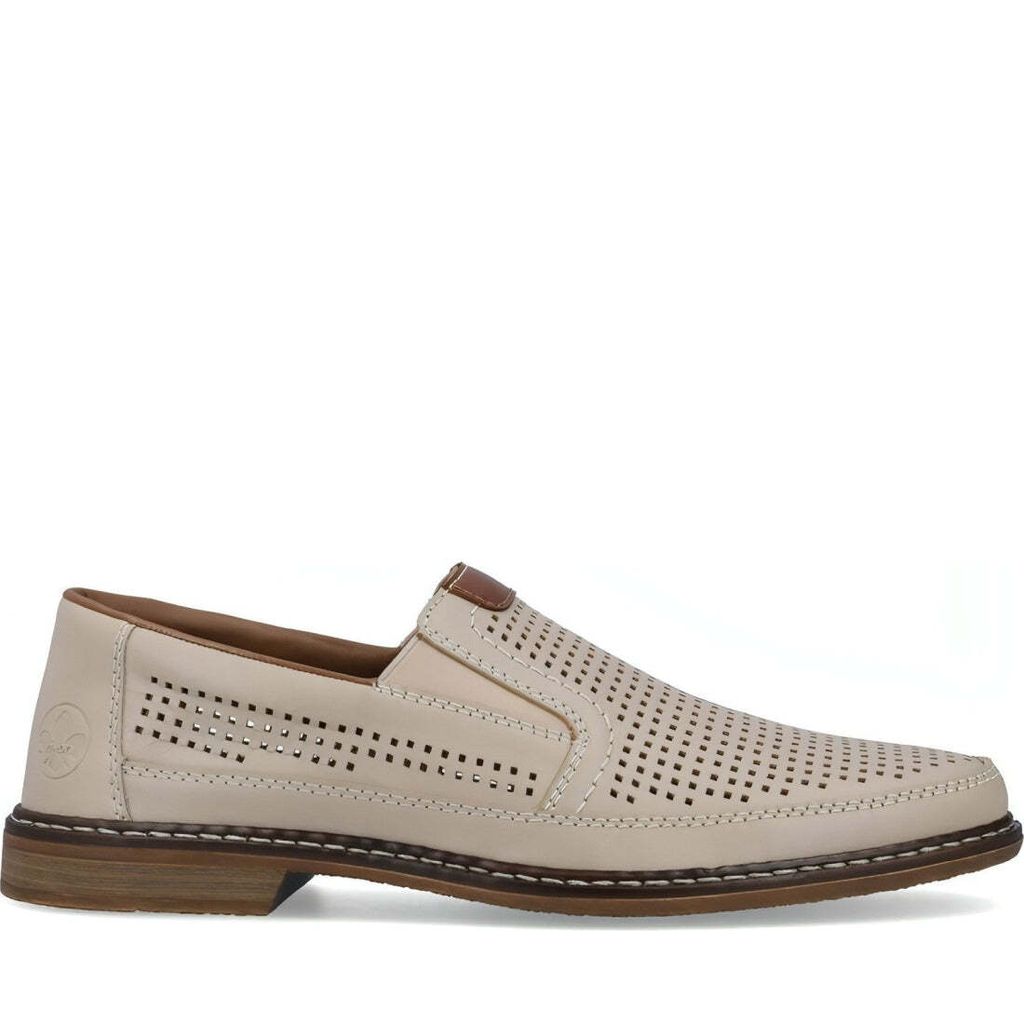 Rieker Herren Businessschuhe 13459-60 Farbe: Beige Größe: 43