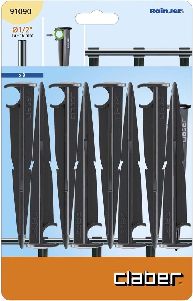 CLABER Schlauchhalter mit Erdspieß DN15 VPE: 20 Stk. Produktbild 