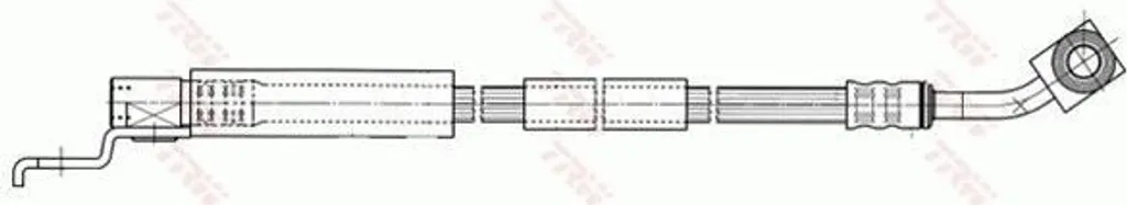 Durite de frein pour restauration Jeep Cherokee XJ et Wrangler II (TJ)