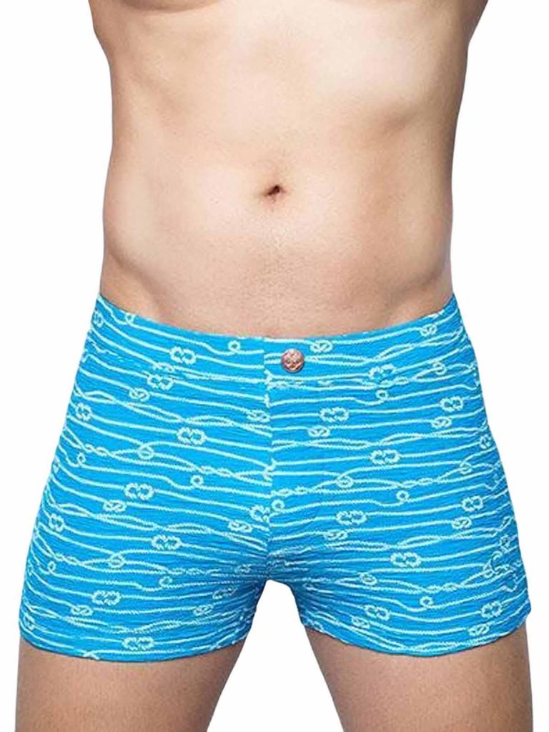 2Eros V20 Print Swim Trunk Swimwear Manrope Blue M