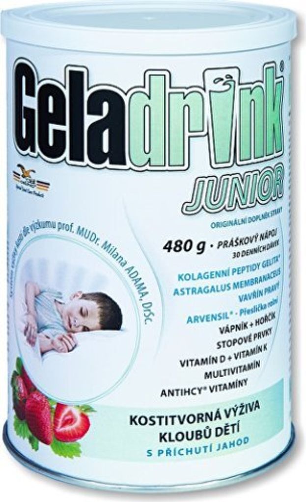Geladrink Junior 480 g, Jahoda Zdjęcie produktu 