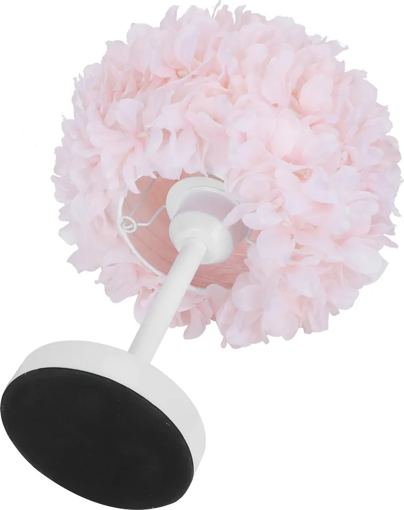 Lampe de chevet design fleur rose décoration de chambre cosy Prise EU