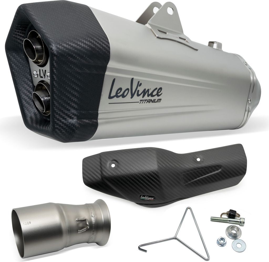 Leovince Schalldämpfer SBK LV-12 Schalld Leo Slipon LV-12 Ti
