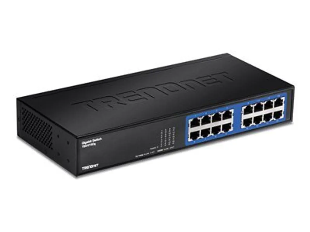 Commutateur réseau 16 ports Gbit TRENDnet Switch Ethernet Gigabit en Métal