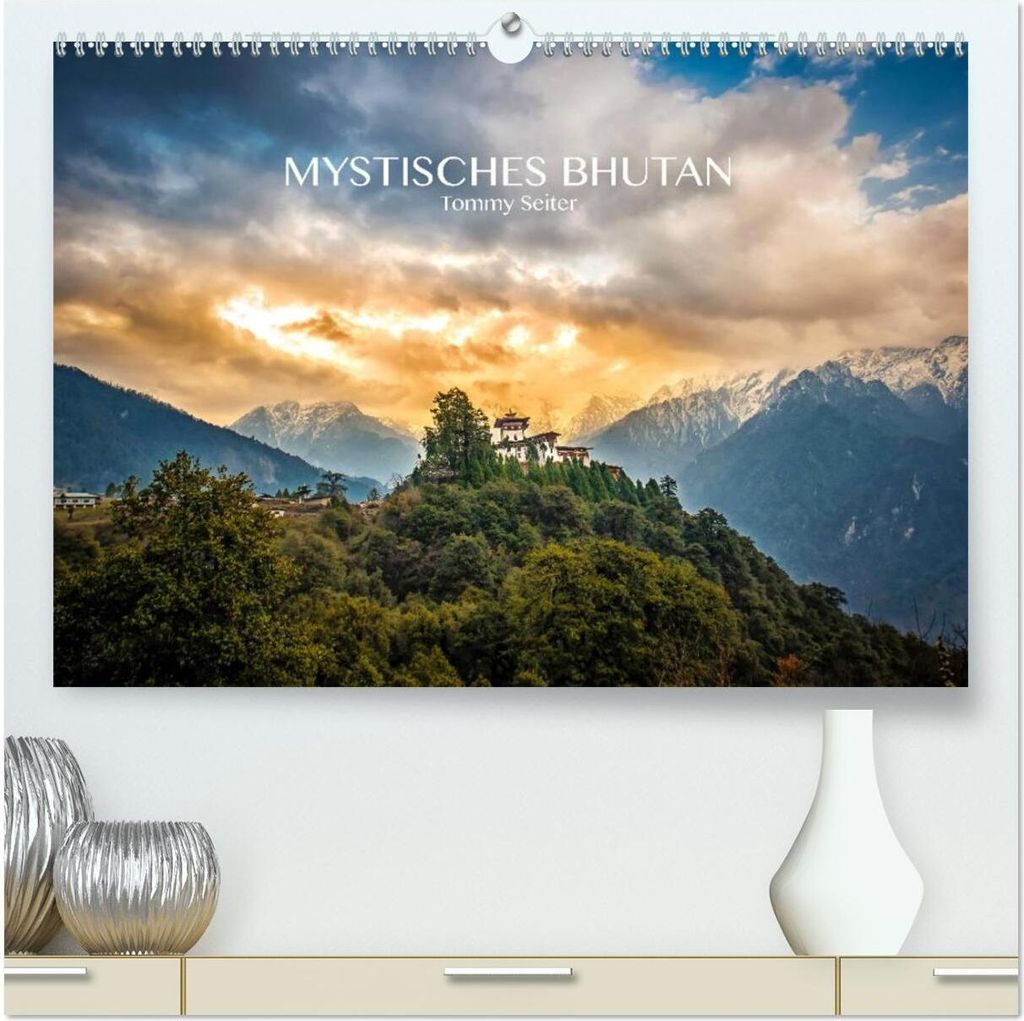 Mystisches Bhutan (hochwertiger Premium Wandkalender 2026 DIN A2 quer), Kunstdruck in Hochglanz
