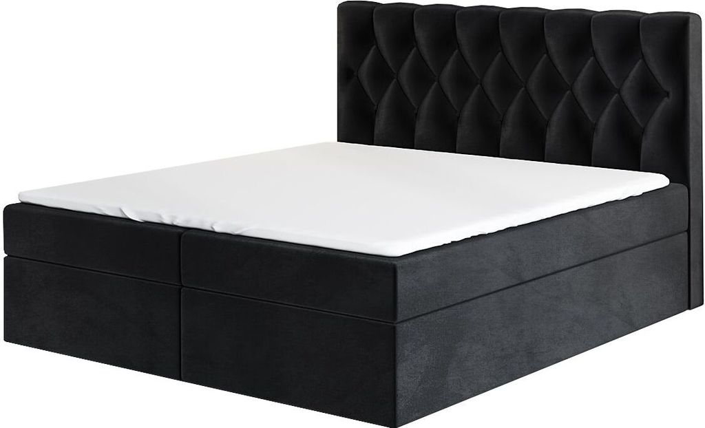 Boxspringbett ESTER  180x200 mit 2 Bettkästen, Produktbild 
