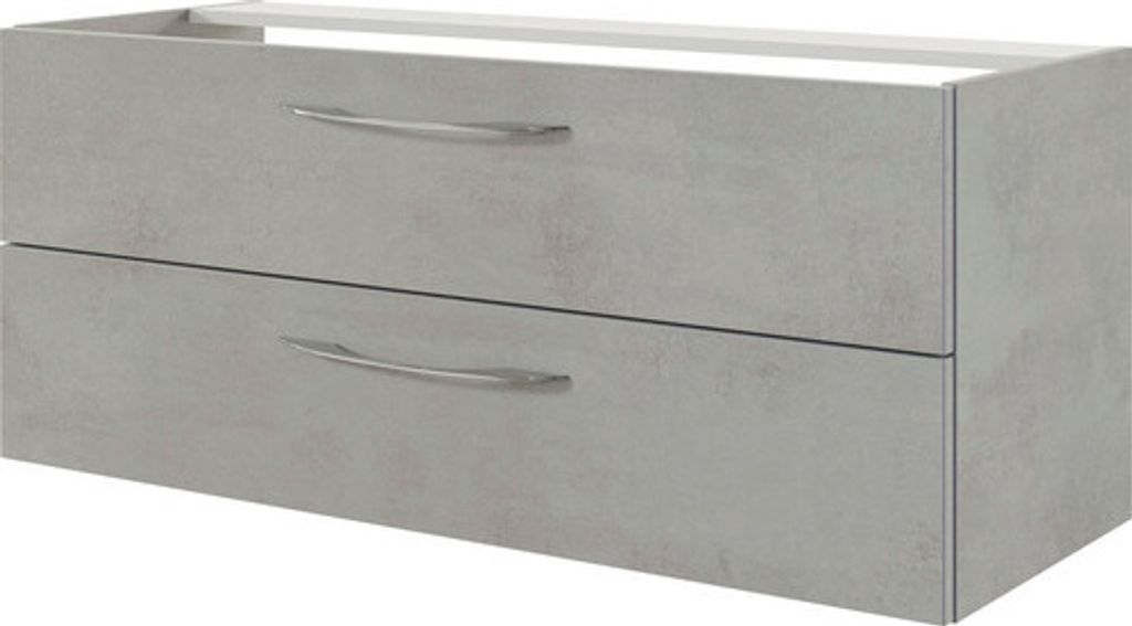 Waschtischunterschrank Pelipal Xpressline 4035 BxHxT 116 x 48,2 cm x 43,5 cm Frontfarbe grau 4035.031101