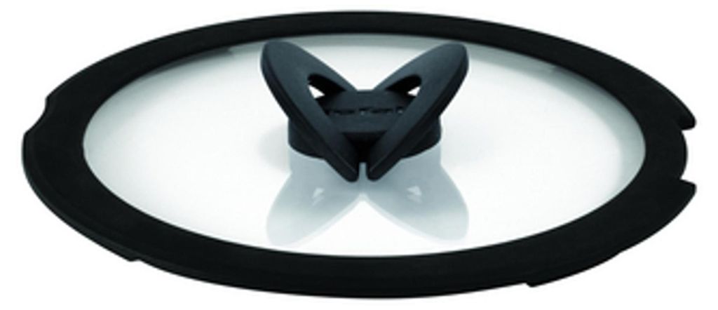 Tefal L9846553, Rund, Transparent, Schwarz, Glas, 24 cm Produktbild 