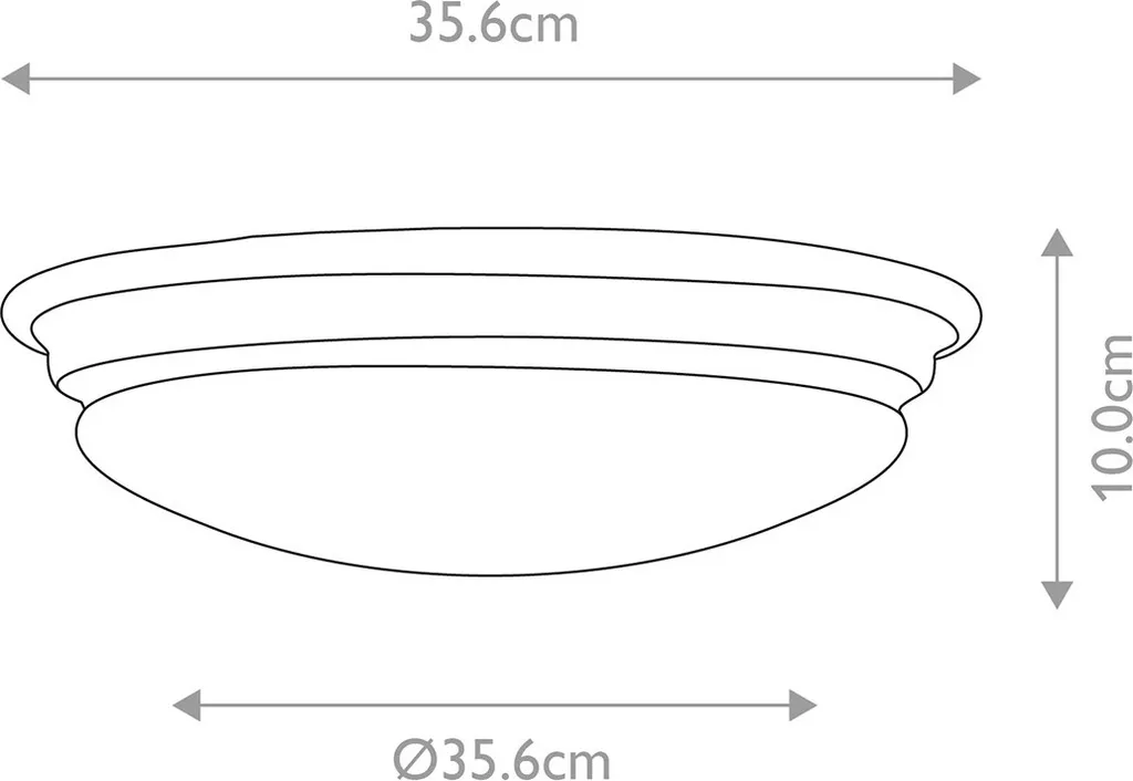 Plafonnier de Salle de Bain Design Brompton Chrome Poli IP44 35cm - 6