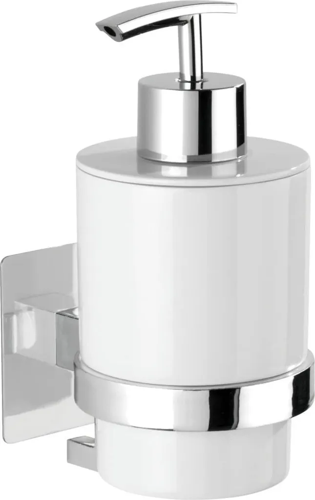 Distributeur de savon sans perçage : fixez sans abîmer vos murs de salle