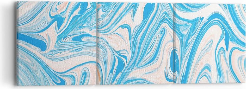 Bild auf Leinwand - Leinwandbild - Abstraktion modern - 90x30cm - Wand Bild - Wanddeko - Wandbilder - Leinwanddruck - Bilder - Kunstdruck - Wanddek...