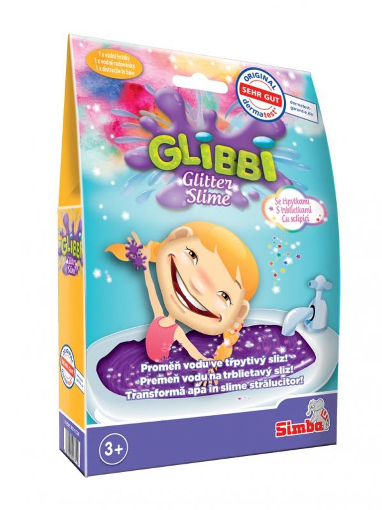 SIMBA Schleim Glibbi Glitter Schleim lila Glitter