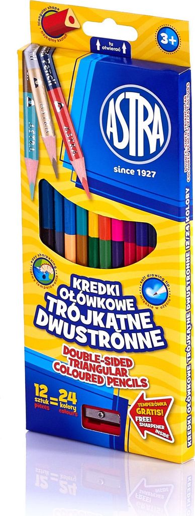 Astra Doppelseitige Bleistiftfarben 12/24 Farben Produktbild 