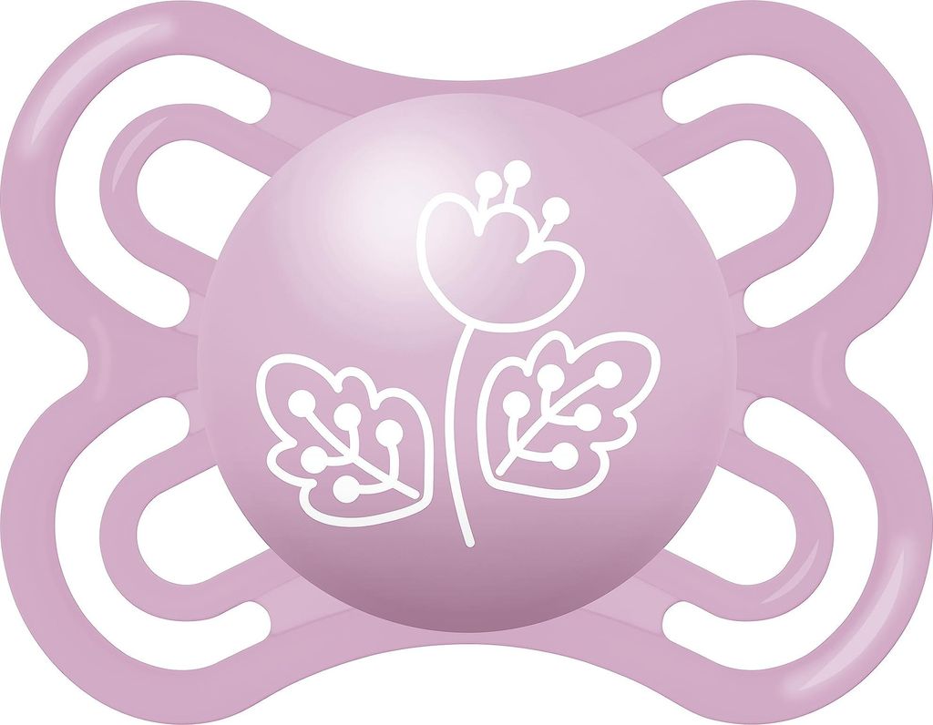 MAM Chupete Perfect Silicona +0M (Ratita Rosa)