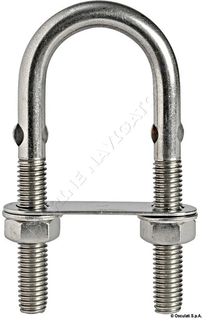 Vite U-bolt 64x4mm Osculati 39.126.01 in Acciaio Inox AISI 304 - 1