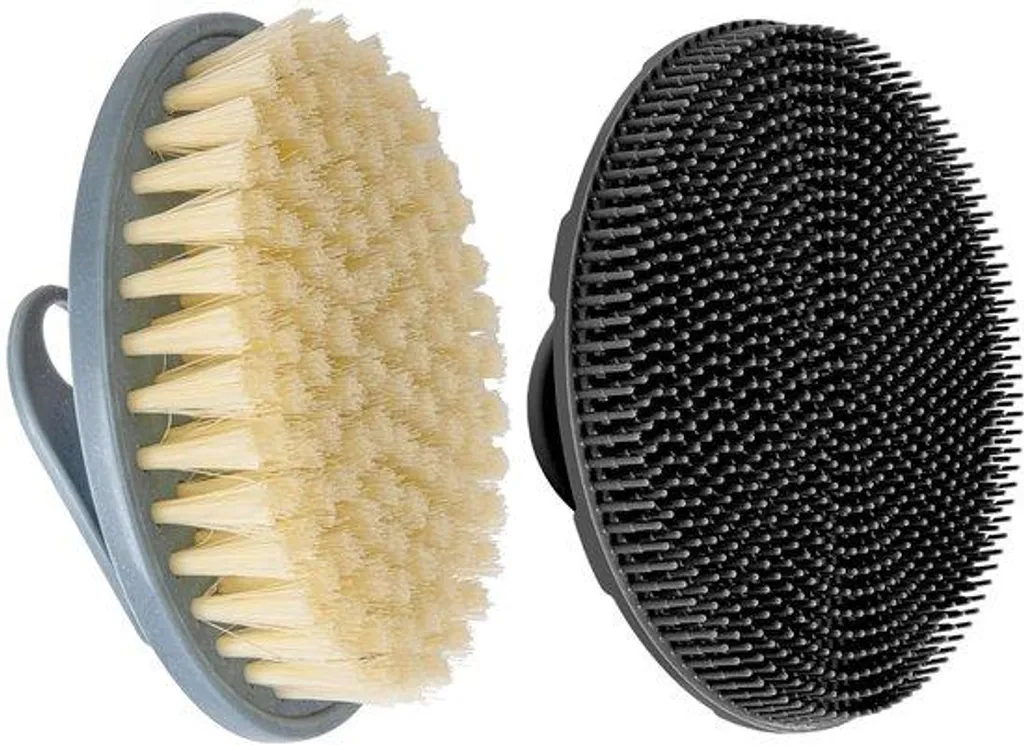 Brosse de douche silicone contre la peau d'orange et les peaux mortes 1pc
