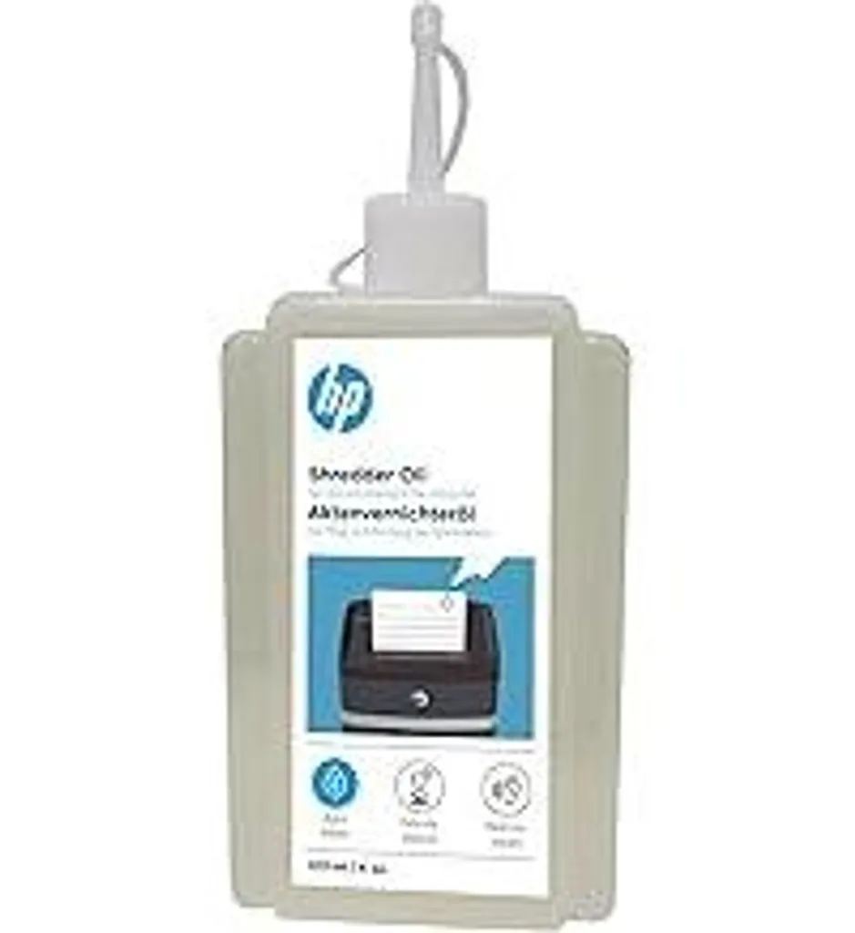 Olio HP Eco-Friendly 120ml - Manutenzione Green per Distruggidocumenti
